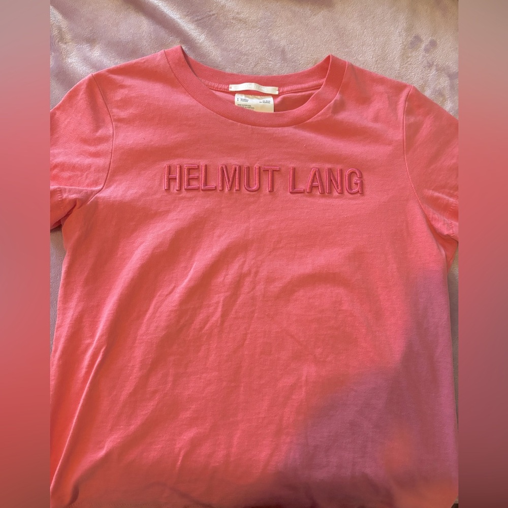 Women’s Small Rose Pink Helmut Lang T-Shirt